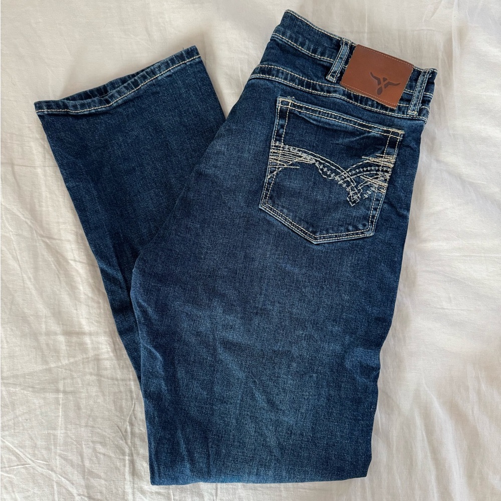Men’s Wrangler 20X No. 42 Vintage Boot Cut Jeans size 36x32